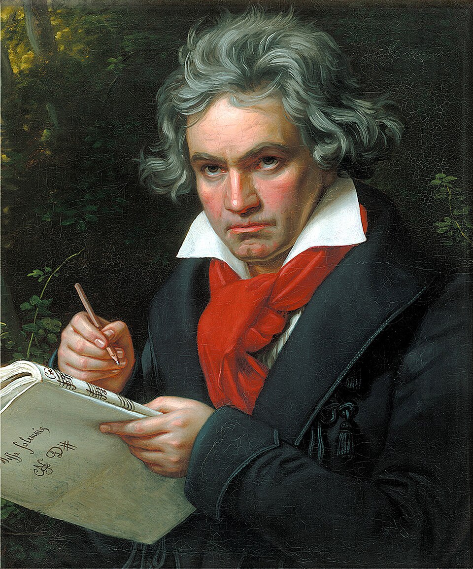 Ludwig van Beethoven, Gem&auml;lde von Joseph Karl Stieler