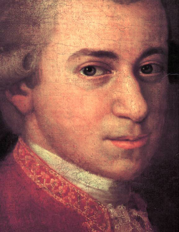 Wolfgang Amadeus Mozart, Detail aus Croce-Gem&auml;lde