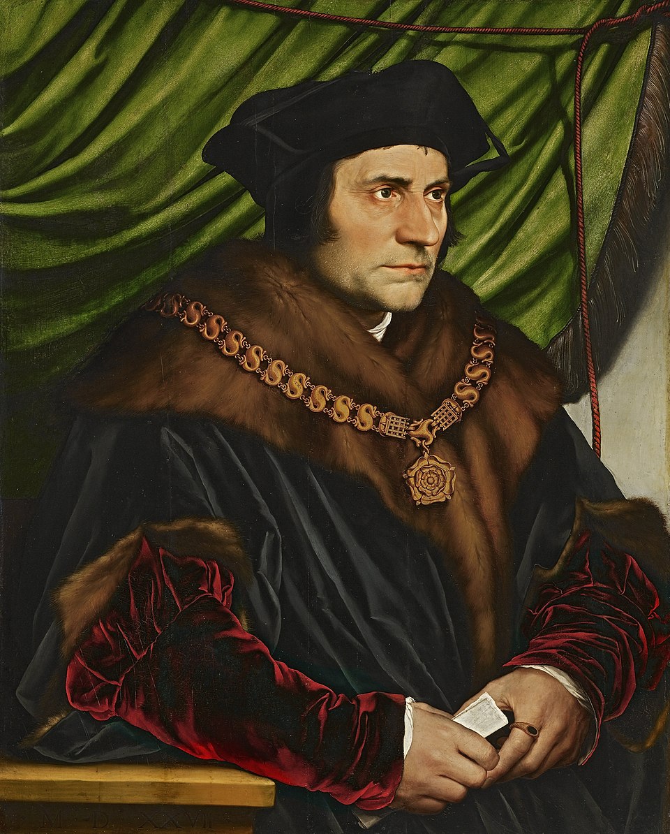 Thomas Morus, Gem&auml;lde von Hans Holbein d. J.