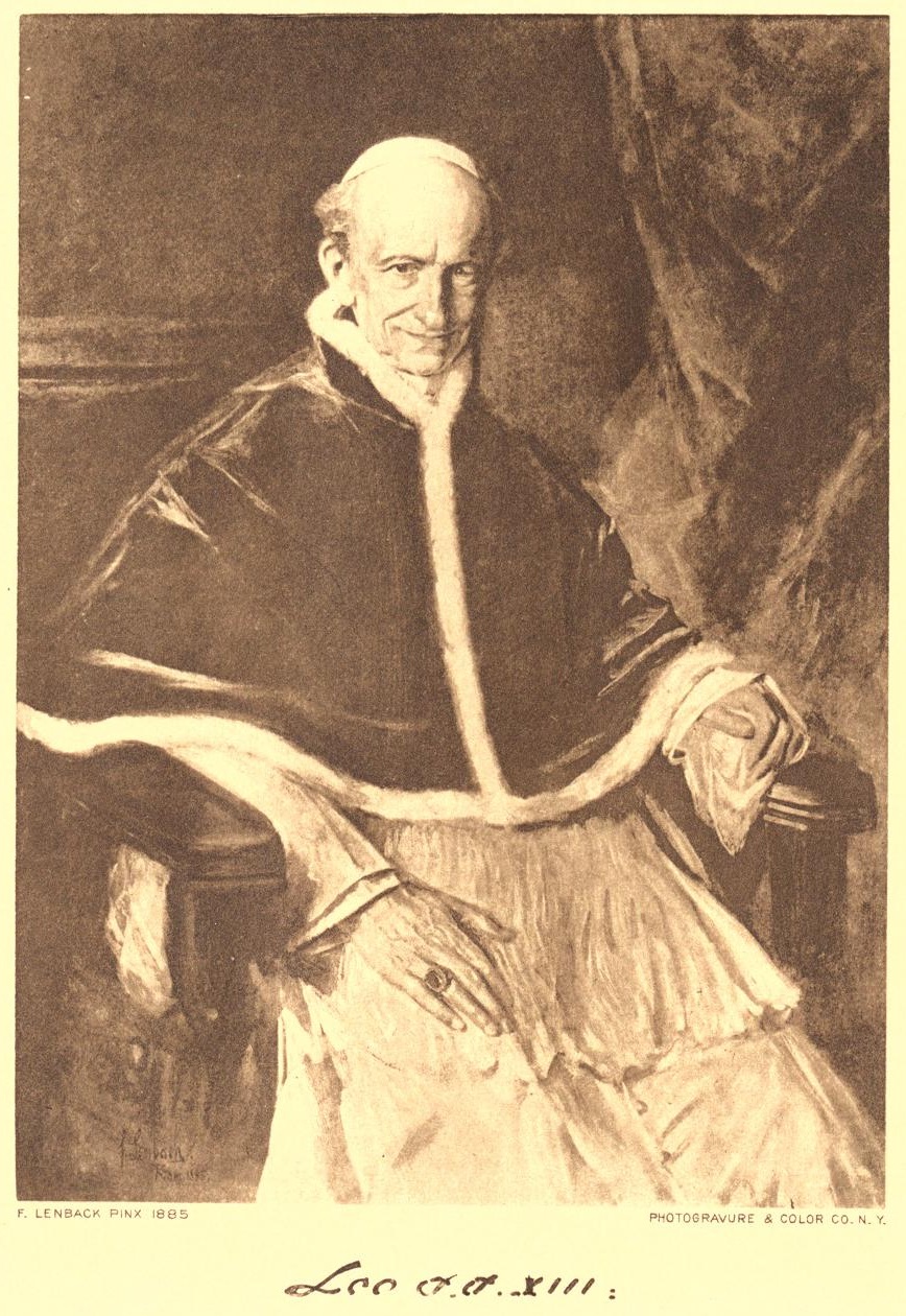 Papst Leo XIII., Verfasser von Rerum Novarum 1891